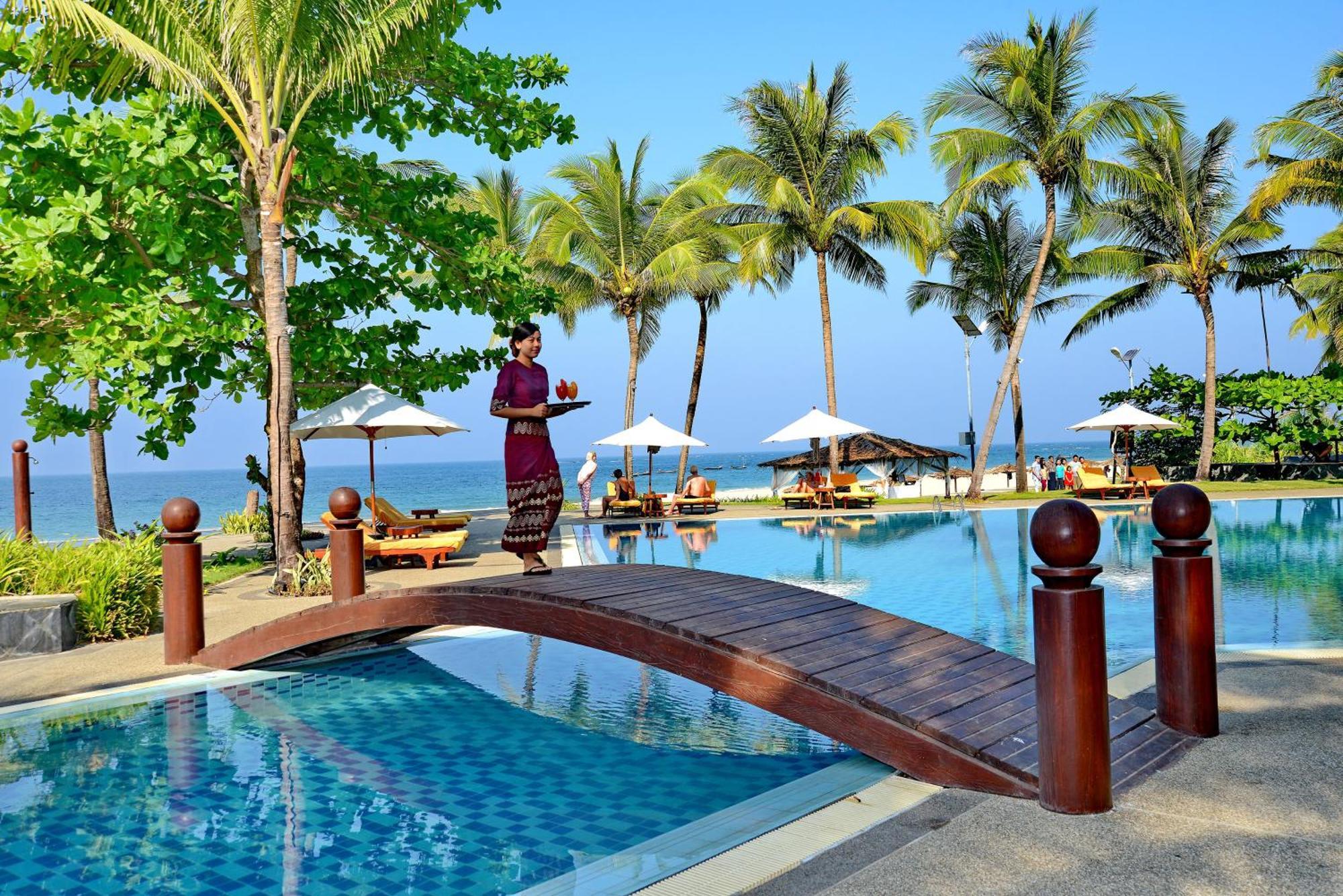 Aureum Palace Hotel & Resort Ngwe Saung Ngwesaung Exterior foto